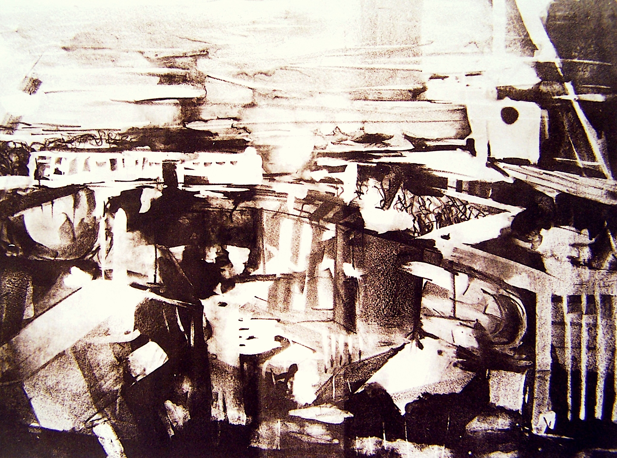 Taşbaskı 'Yansımalar II' 40x60cm 1998